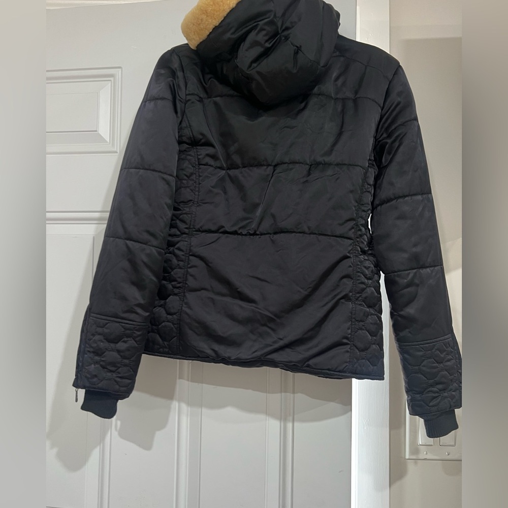 Ugg Black Jacket With Cream Lining - image 6